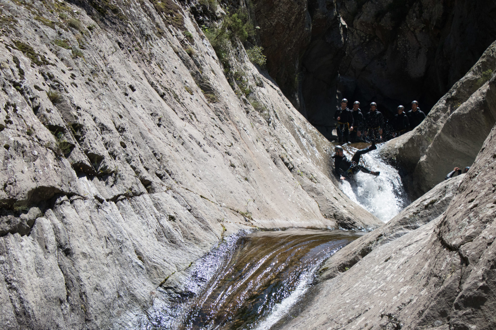 Canyoning dans les gorges de Galamus, un canyoning en famille dans les Pyrénées Orientales proche de Perpignan